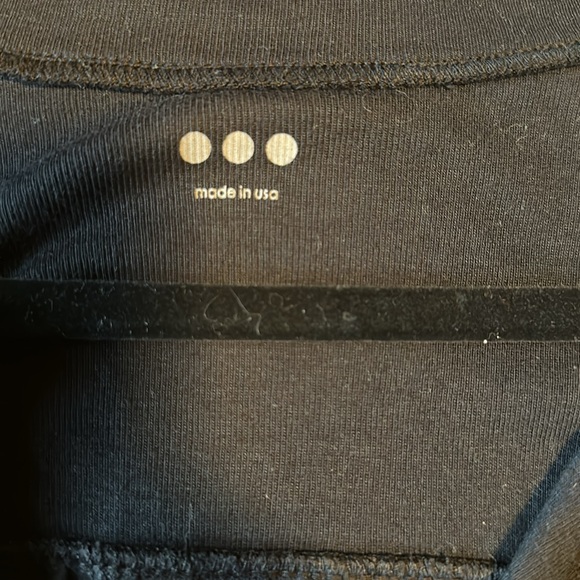 Three Dots xl deep vee neck sleeveless tee shirt black tie neck - Picture 4 of 8